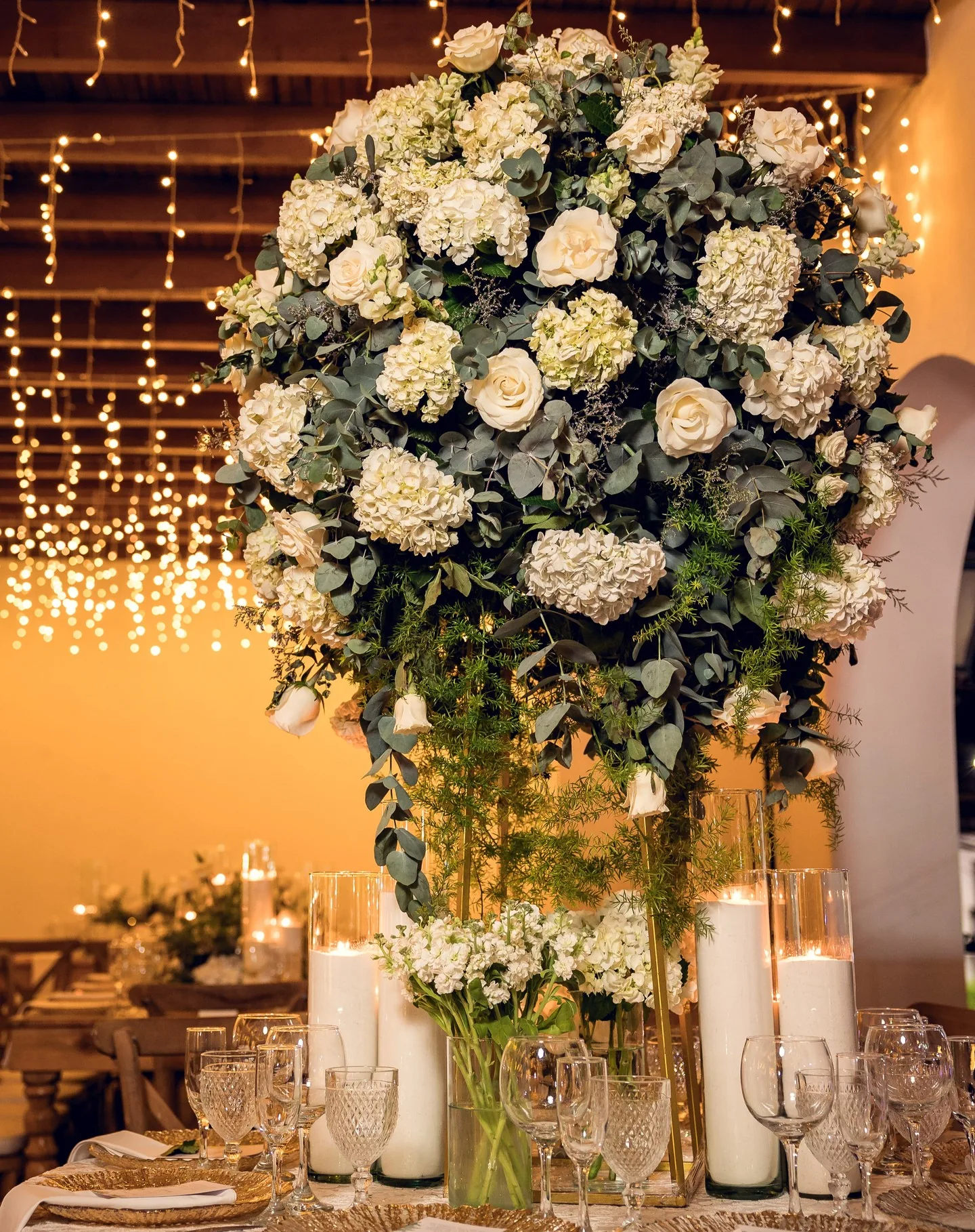 Composición floral de Juan Camilo Event Designer
